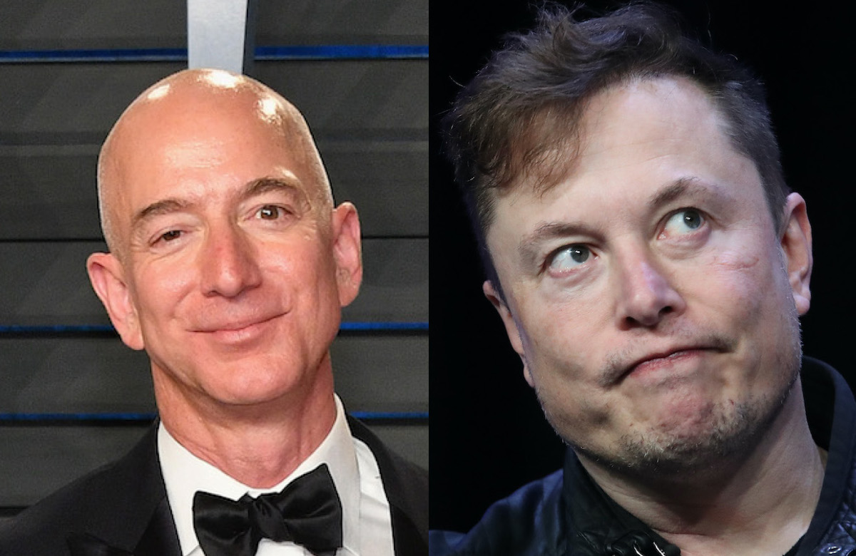 Jeff Bezos and Elon Musk.