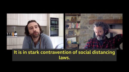 Michael Sheen and David Tennant to star in BBC lockdown comedy staged