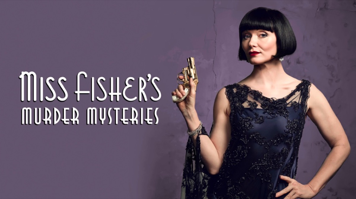 Miss Fisher's Murder Mysteries title card.