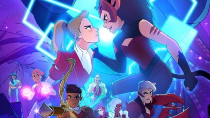 she-ra season five poster with all the gay