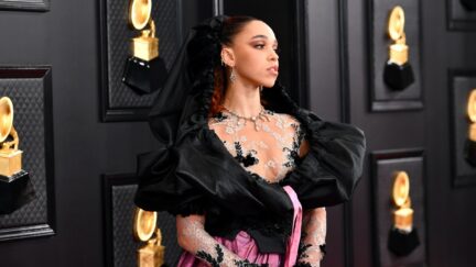JANUARY 26: FKA twigs attends the 62nd Annual GRAMMY Awards at Staples Center on January 26, 2020 in Los Angeles, California. (Photo by Amy Sussman/Getty Images)
