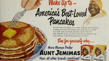 racist aunt jemima pancake ad from 1951