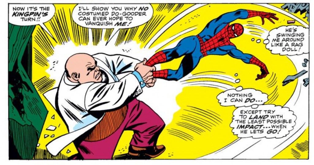 Kingpin comic panel