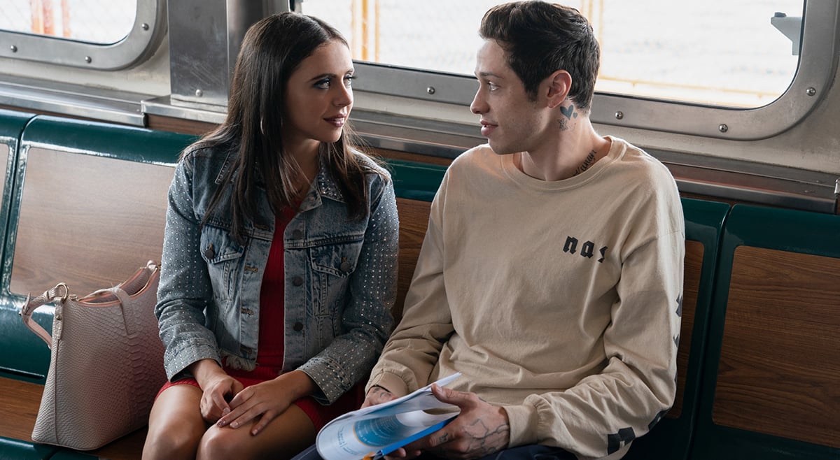 Bel Powley and Pete Davidson in the King of Staten Island