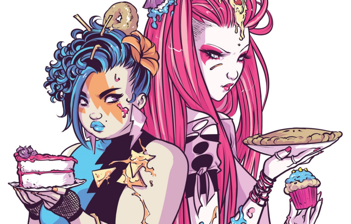 Kimber and Stormer in Jem and the Hologram comics