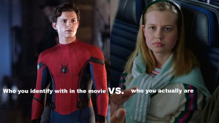 Peter Parker and Betty Brant meme