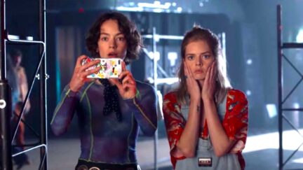 Bill and Ted's daughters, Bill and Ted.