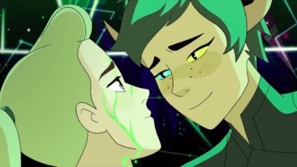 Catra and Adora in Netflix's She-Ra finale.