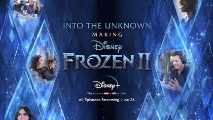 logo and key art for into the unknown: the making of frozen 2