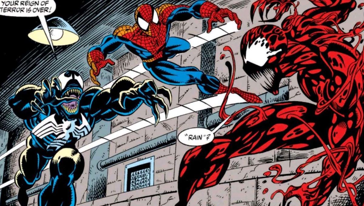 Carnage and Venom comic panel