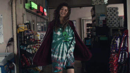 Zendaya as Rue in Euphoria