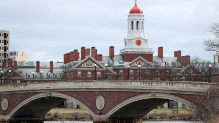 CAMBRIDGE, MASSACHUSETTS - MARCH 23: The Harvard University campus is shown on March 23, 2020 in Cambridge, Massachusetts. Students were required to be out of their dorms no later than March 15 and finish the rest of the semester online due to the ongoing COVID-19 pandemic. (Photo by Maddie Meyer/Getty Images)