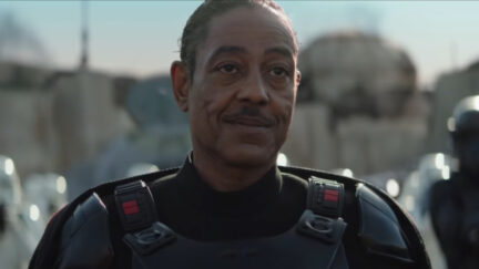 Giancarlo Esposito in the Mandalorian