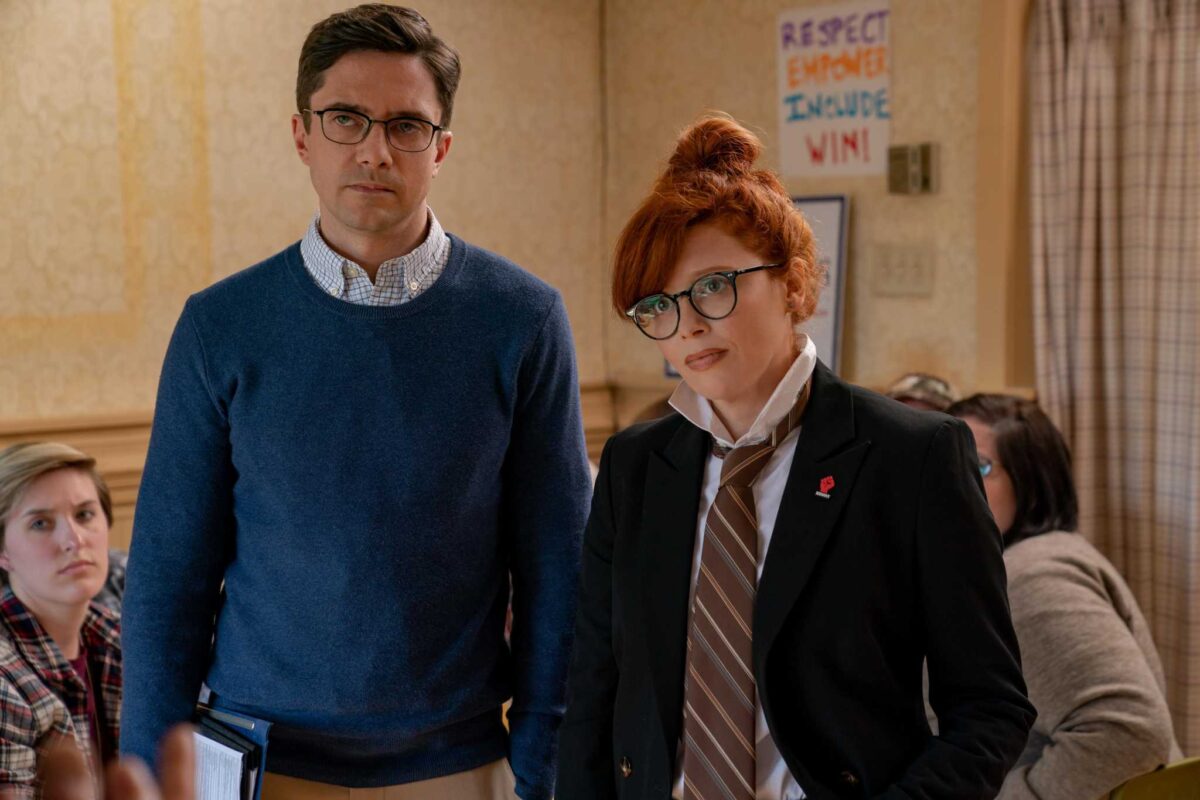 Topher Grace and Natasha Lyonne in Irresistible