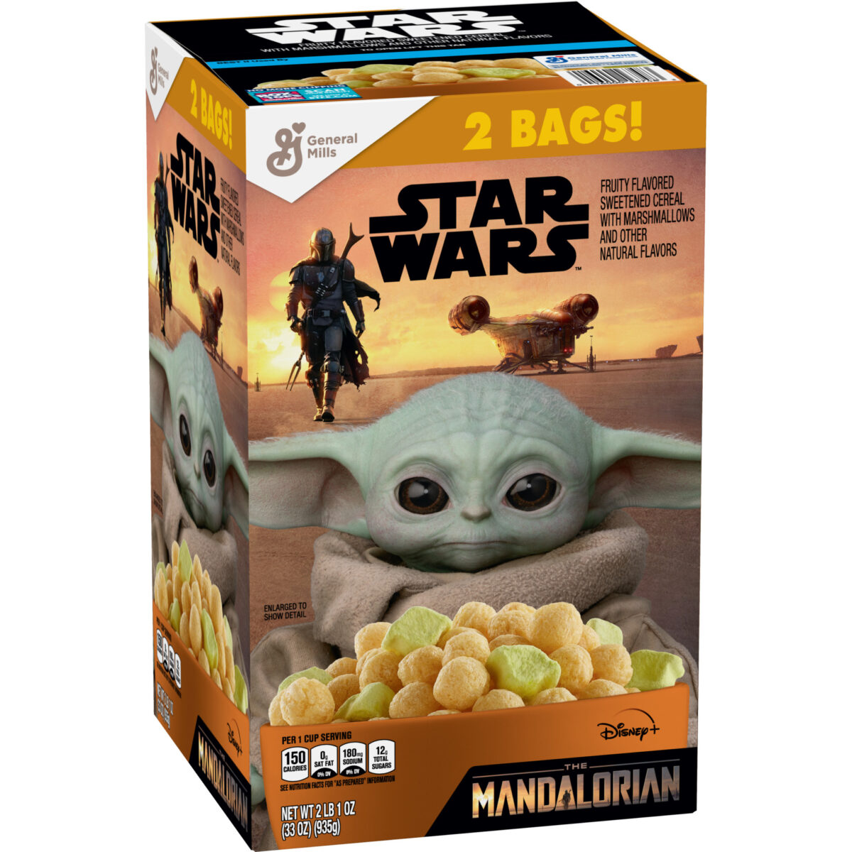 Baby Yoda breakfast cereal