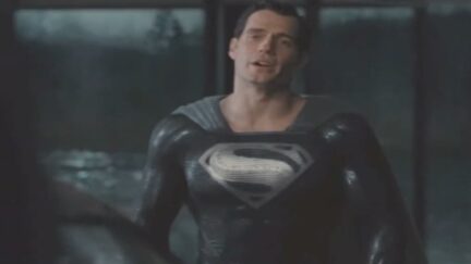 black superman costume