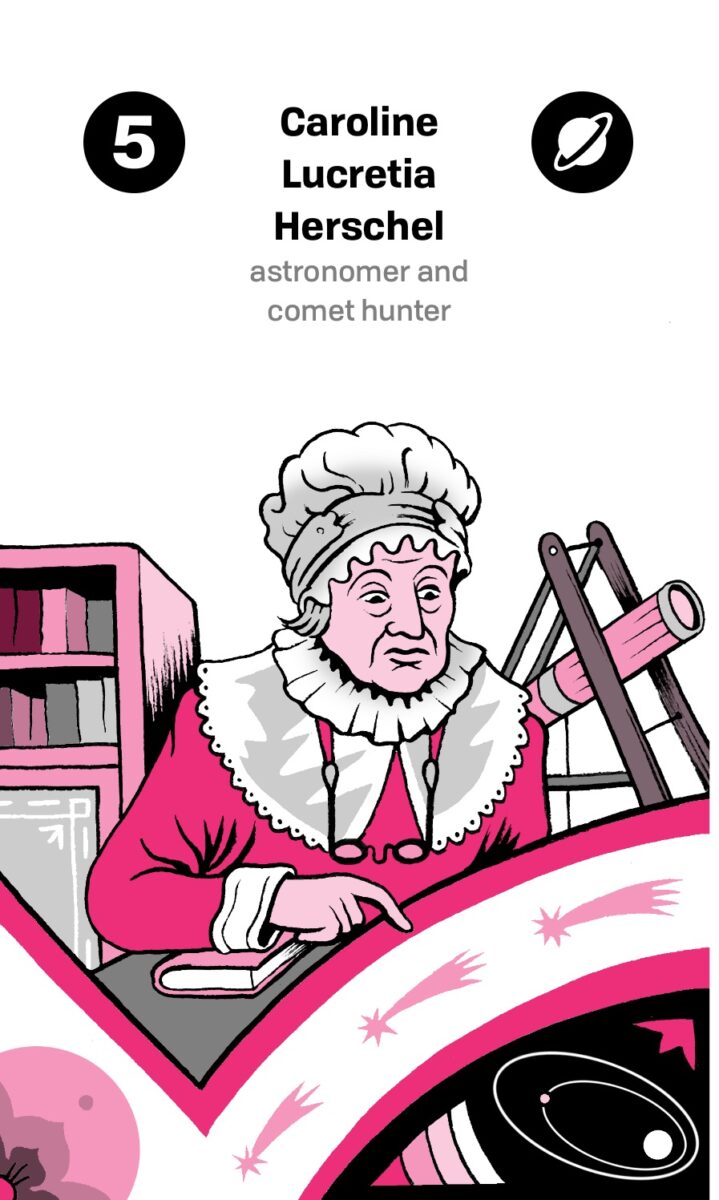 Caroline Herschel tarot card