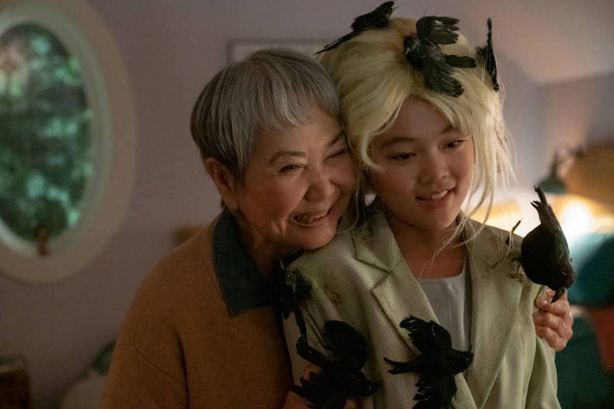 Claudia Kishi and grandmother Mimi in 'The Babysitters Club'