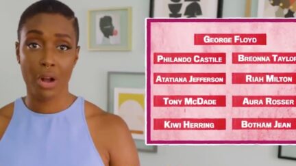 Franchesca Ramsey as the host of MTV decoded discussing police brutality