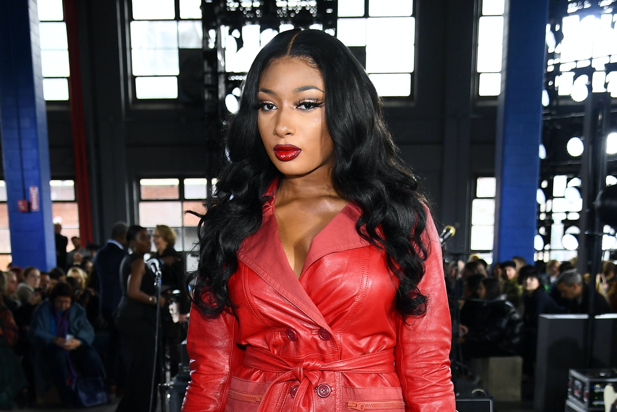 NEW YORK, NEW YORK - FEBRUARY 11: Megan Thee Stallion attends the Coach 1941 fashion show during February 2020 - New York Fashion Week on February 11, 2020 in New York City. (Photo by Dimitrios Kambouris/Getty Images for NYFW: The Shows)