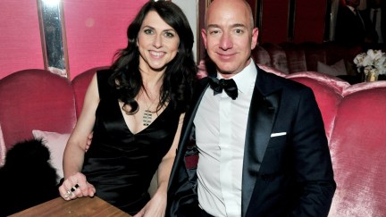 Amazon Studios Oscar After-Party WEST HOLLYWOOD, CA - FEBRUARY 26: (L-R) CEO of Amazon Jeff Bezos and writer MacKenzie Bezos attend the Amazon Studios Oscar Celebration at Delilah on February 26, 2017 in West Hollywood, California. (Photo by Jerod Harris/Getty Images)