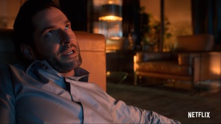 tom ellis looks angry and hot in lucifer