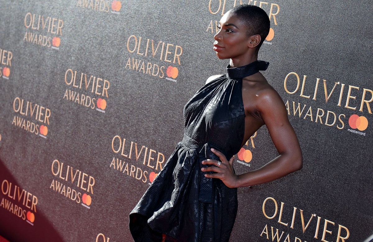 The Olivier Awards 2017 - VIP Arrivals LONDON, ENGLAND - APRIL 09: Michaela Coel attends The Olivier Awards 2017 at Royal Albert Hall on April 9, 2017 in London, England. (Photo by Jeff Spicer/Getty Images)