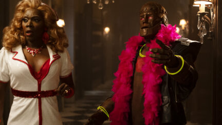 A drang queen and a robot on ecstacy