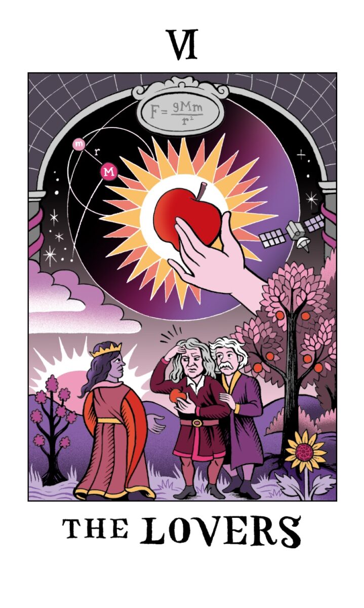 the lovers women of science tarot deck