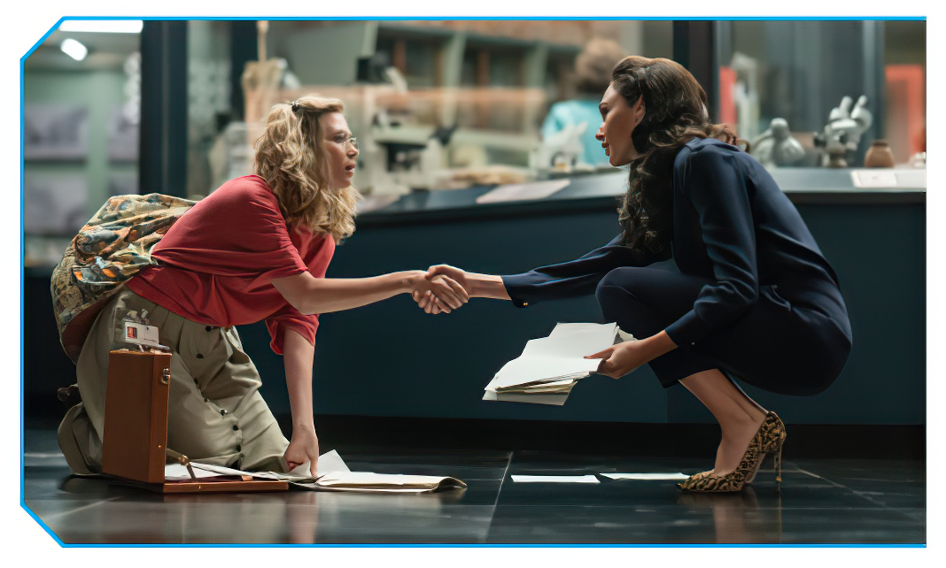 New Wonder Woman 1984 still from the Junior Novelization