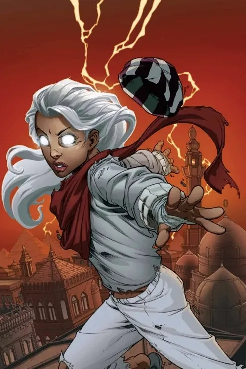 Young Storm in Marvel's X-Men comics.