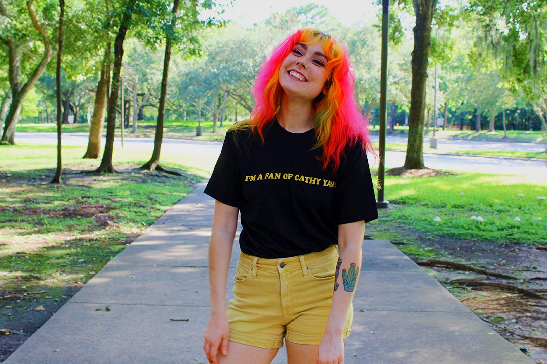 Super Yaki's Cathy Yan shirt