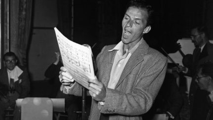 Frank Sinatra singing