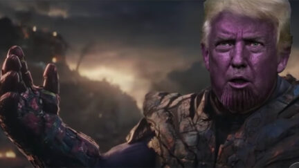 Donald Trump as Thanos in America: Endgame from The Late Show with Stephen Colbert