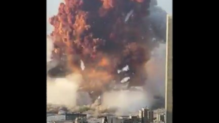 Huge explosion rocks Beirut Lebanon