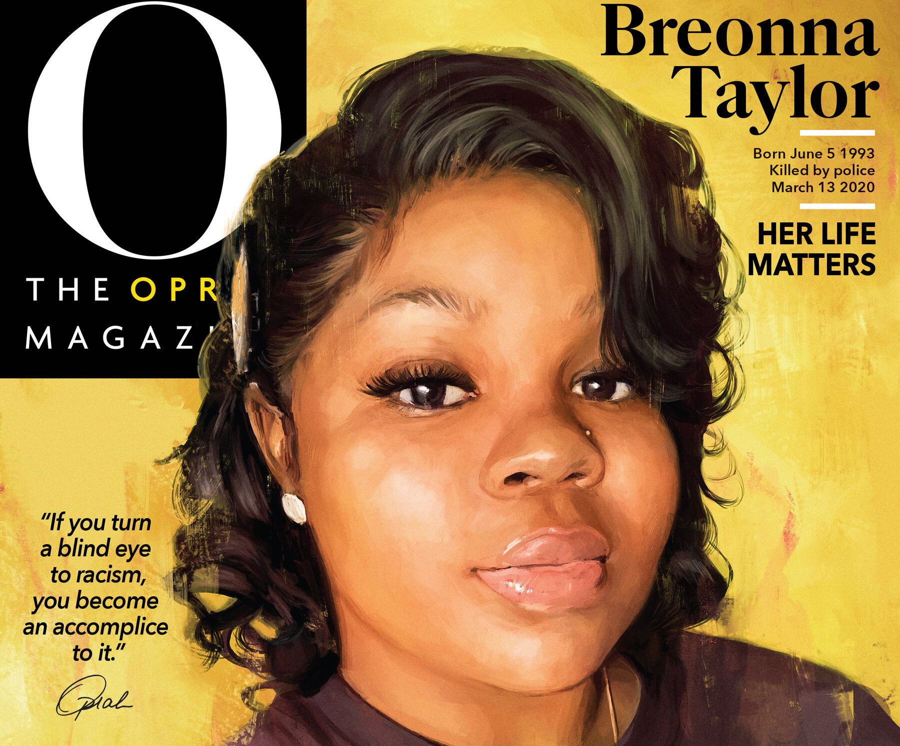 breonna taylor o magazine cover