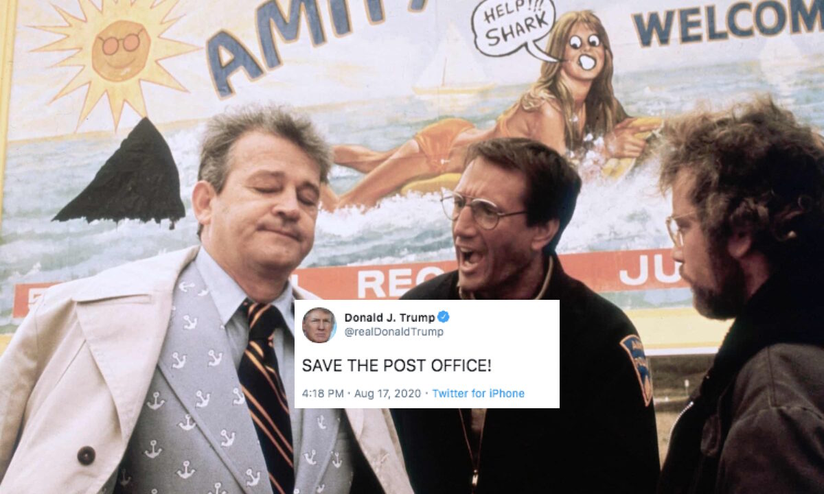 Trump tweets 'Save the Post Office'