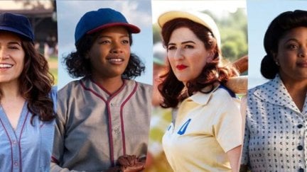 Abbi Jacobson (left), Chanté Adams, D’Arcy Carden and Gbemisola Ikumelo in a league of their own on amazon