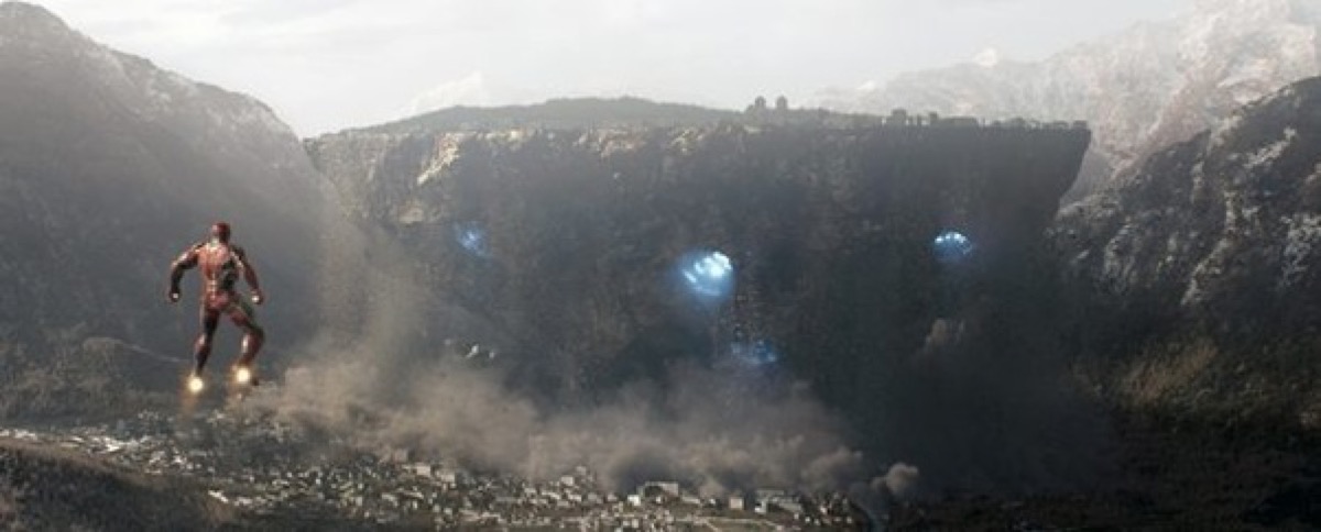 Sokovia lifted into the air in Avengers: Age of Ultron.