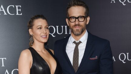 Blake Lively and Ryan Reynolds attend the premiere for 