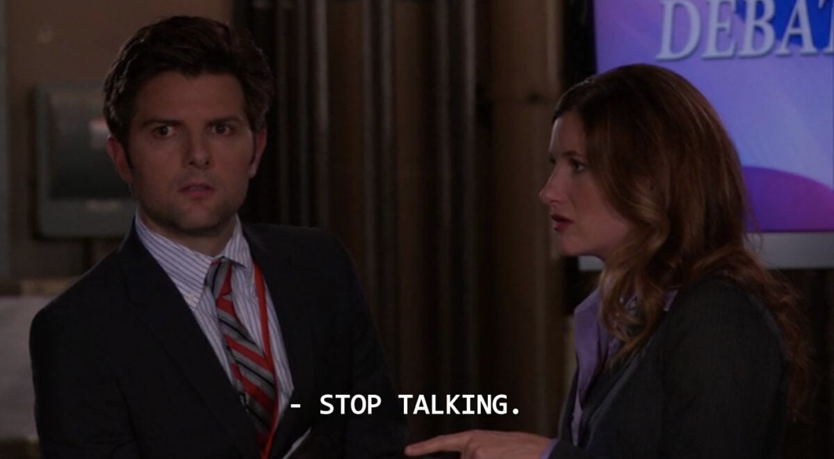 screengrab from parks and rec