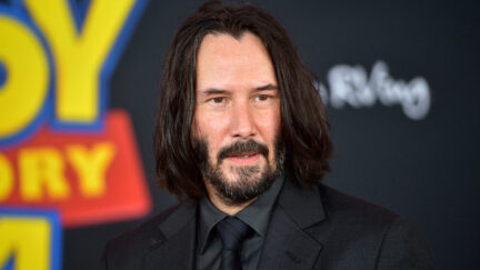 LOS ANGELES, CALIFORNIA - JUNE 11: Keanu Reeves attends the premiere of Disney and Pixar's 