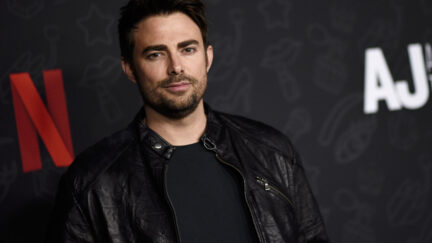 HOLLYWOOD, CALIFORNIA - JANUARY 09: Jonathan Bennett attends the premiere of Netflix's 