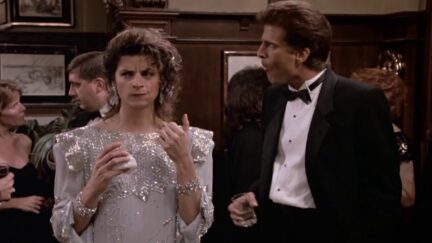 Kirstie Alley and Ted Danson in Cheers