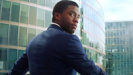 Chadwick Boseman as T'Challa in Civil War