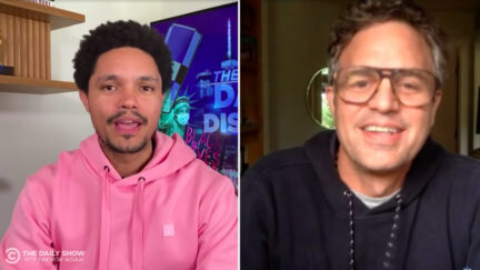 Trevor Noah and Mark Ruffalo