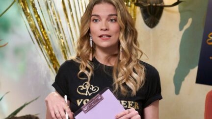 Annie Murphy as Alexis in Schitt's Creek episode 'Singles Week'