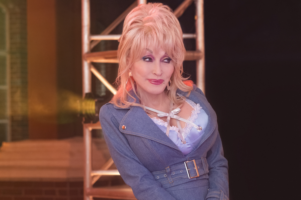 Dolly Parton in Netflix's Heartstrings.