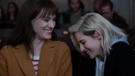 two smiling lesbians