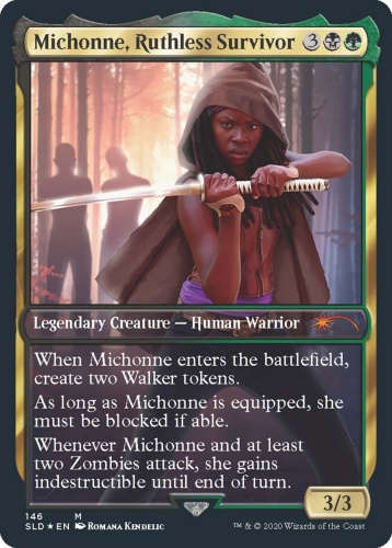 michonne card preview